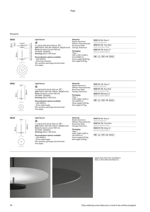 Vibia Lighting Vibia Technical Catalogue Flat Sticks Top Page 10 11