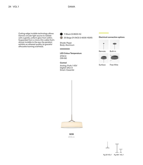 Vibia Product Display Vibia Lighting - Vibia | Catalogue - 2024 - Vol 1 + Vol 2 - Page 48-49